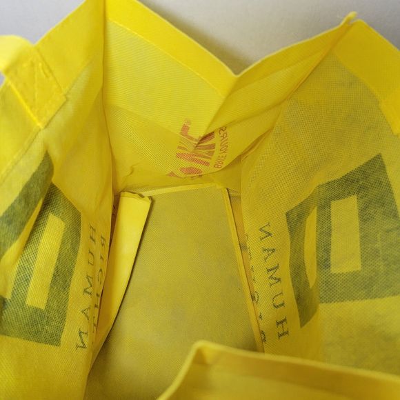 Human Rights Campaign Reusable Bag Yellow - Picture 5 of 5